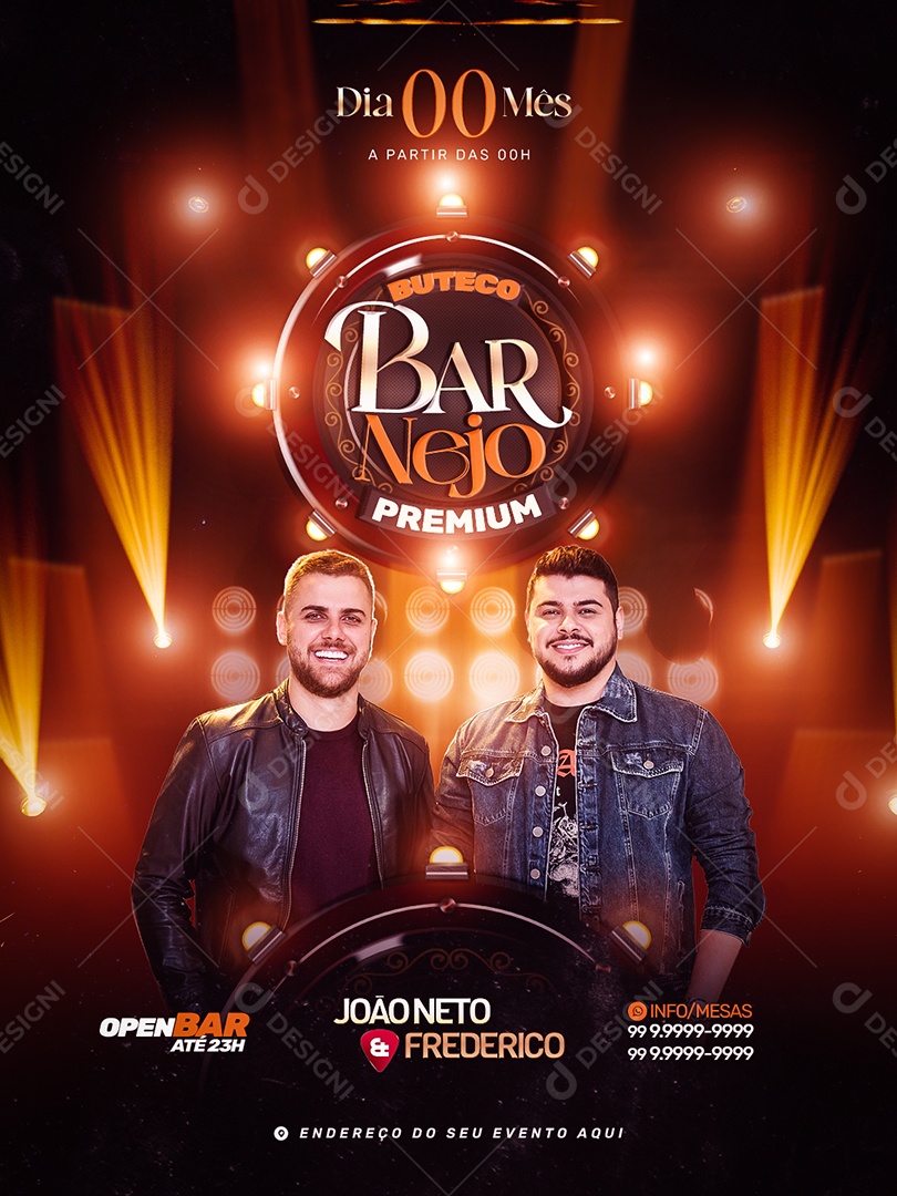 Flyer Barnejo Social Media PSD Editável