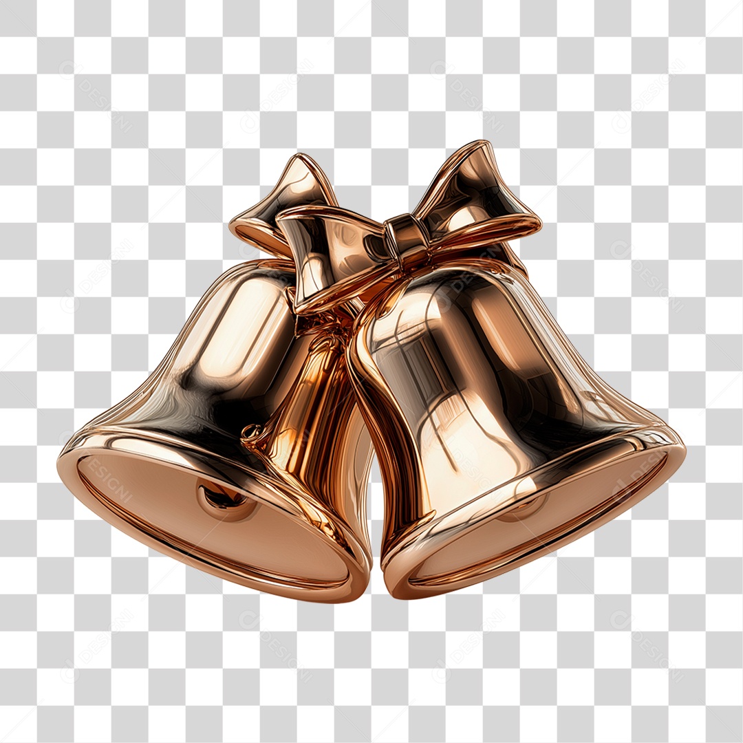 Sino Dourado PNG Transparente