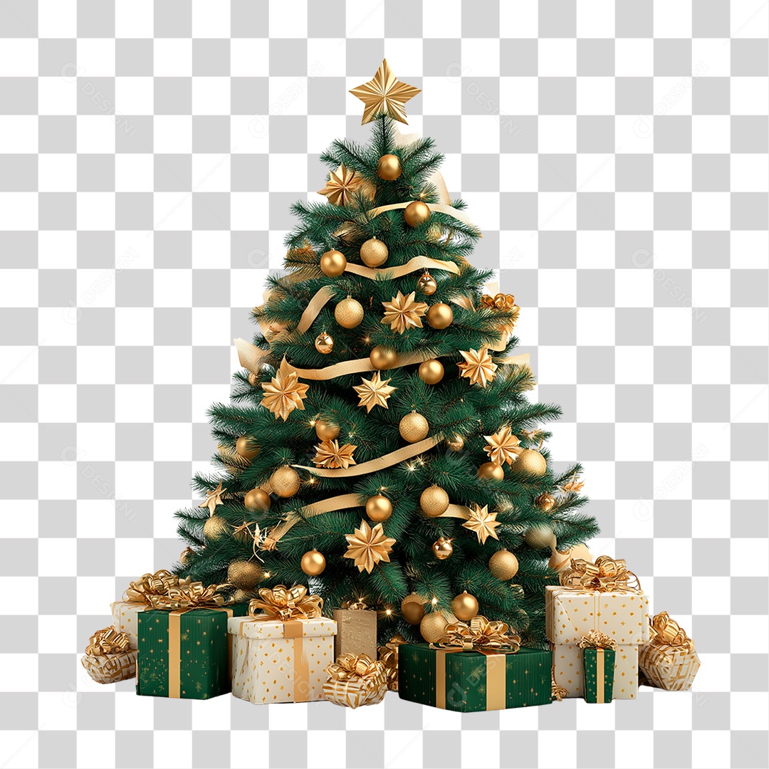 Árvore de Natal PNG Transparente