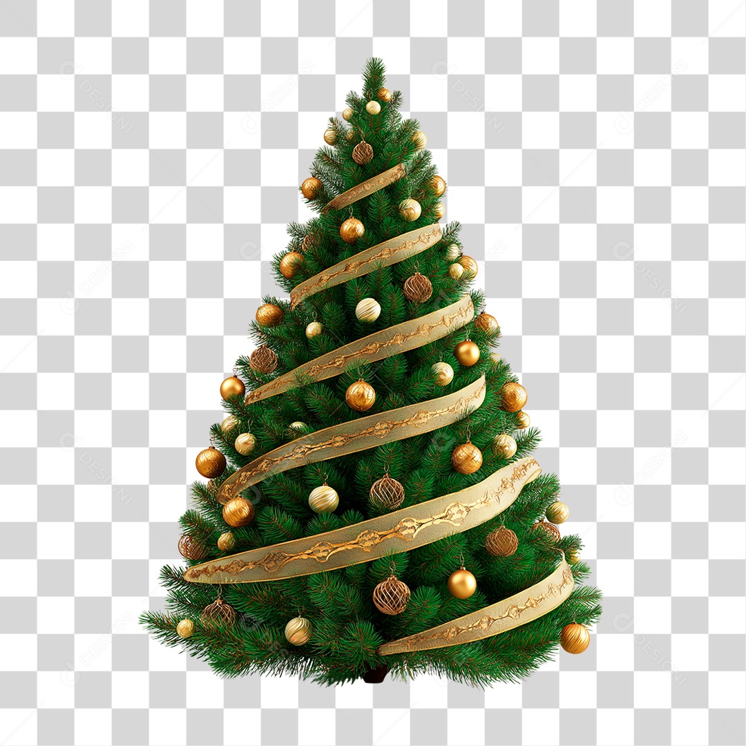 Árvore de Natal PNG Transparente