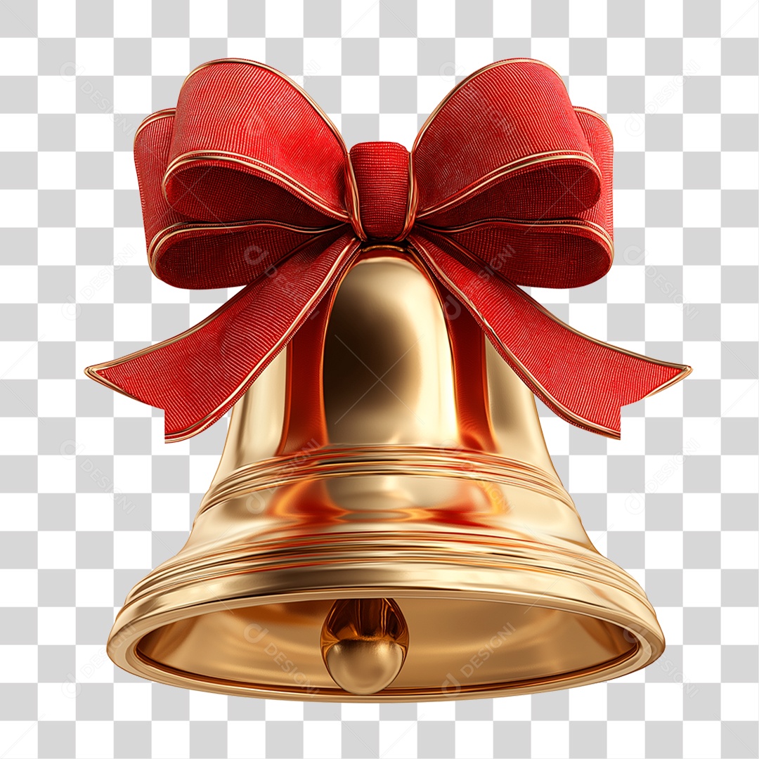 Sino Dourado PNG Transparente