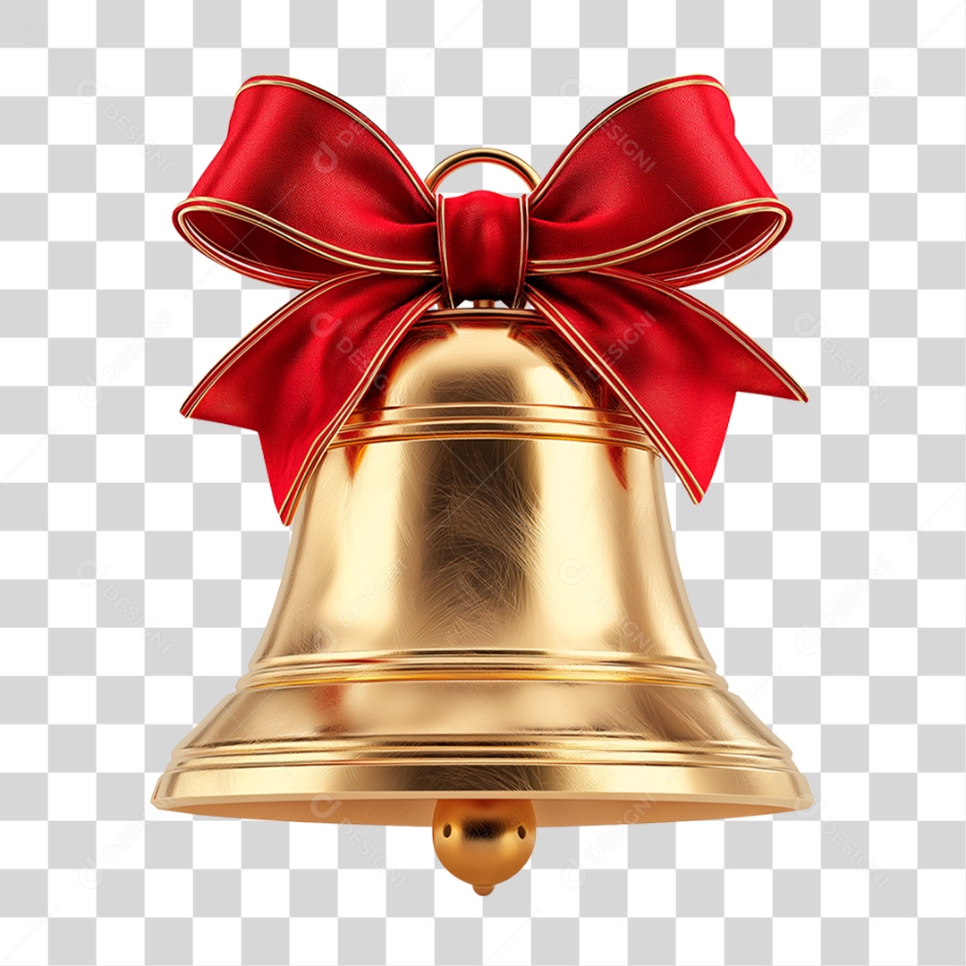 Sino Dourado PNG Transparente