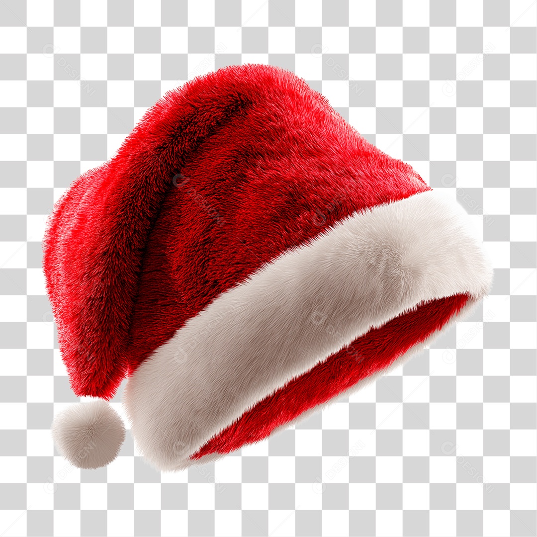 Gorro de Papai Noel PNG Transparente