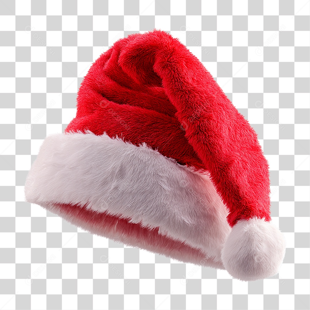 Gorro de Papai Noel PNG Transparente