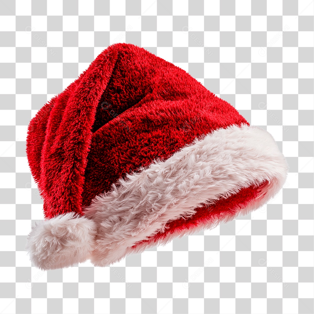 Gorro de Papai Noel PNG Transparente