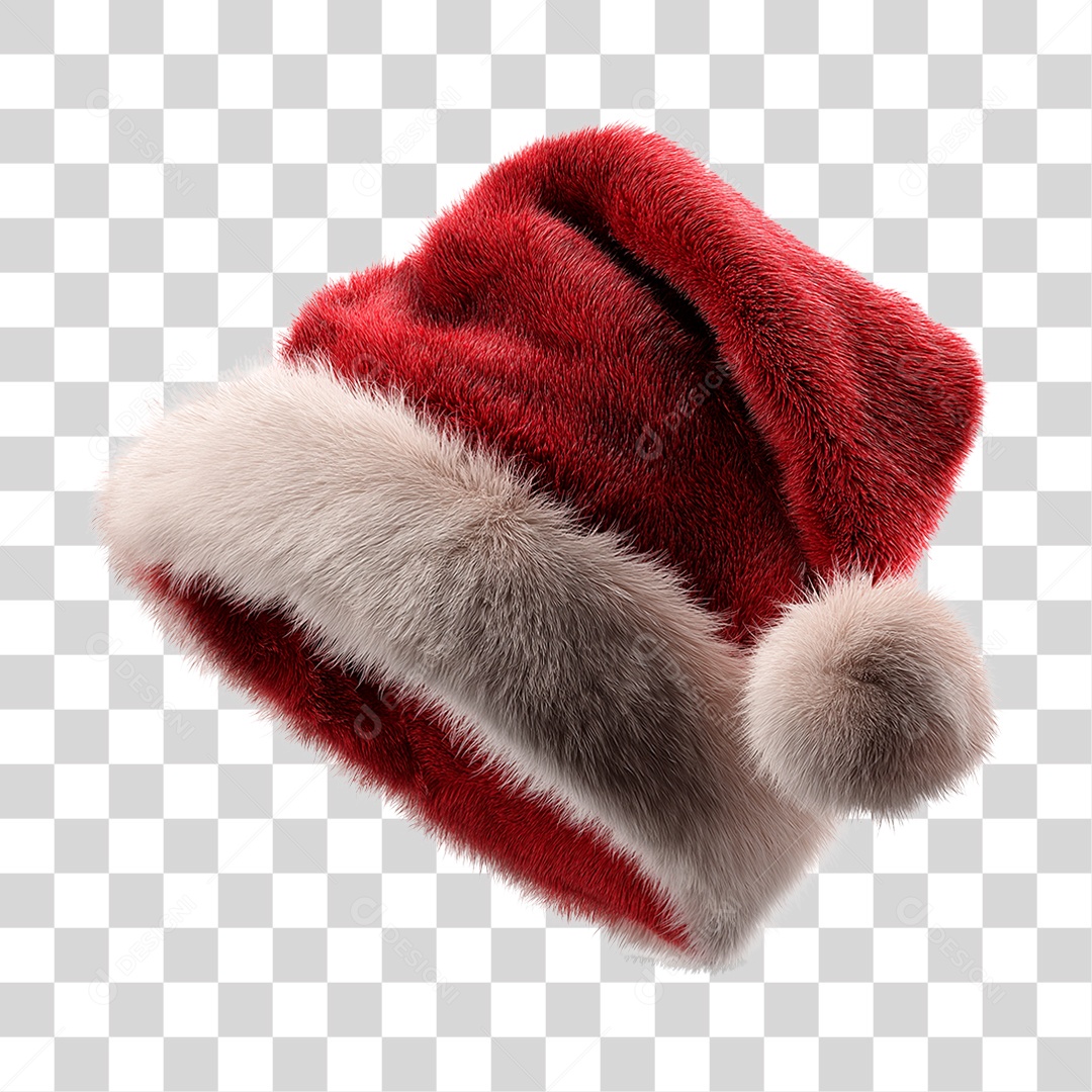 Gorro de Papai Noel PNG Transparente