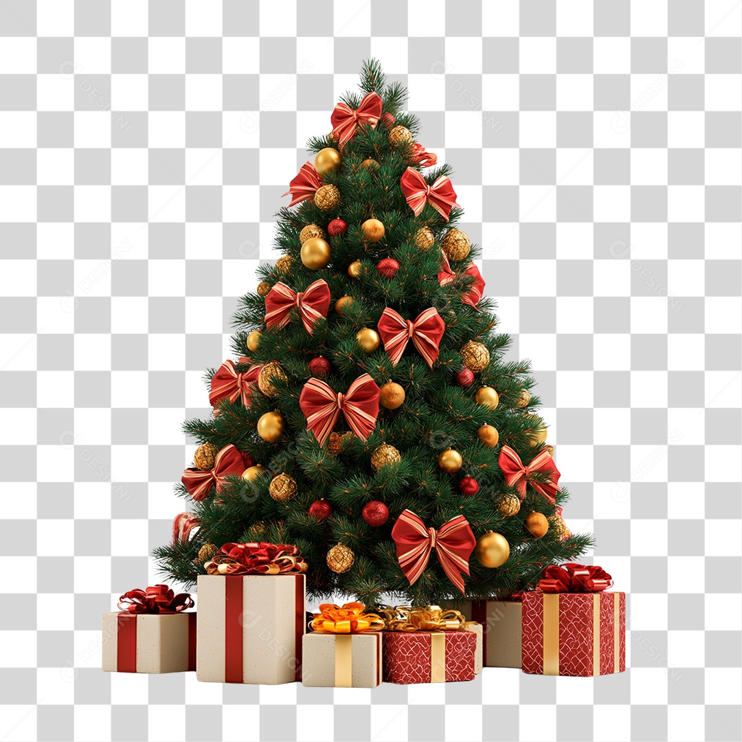 Árvore de Natal PNG Transparente