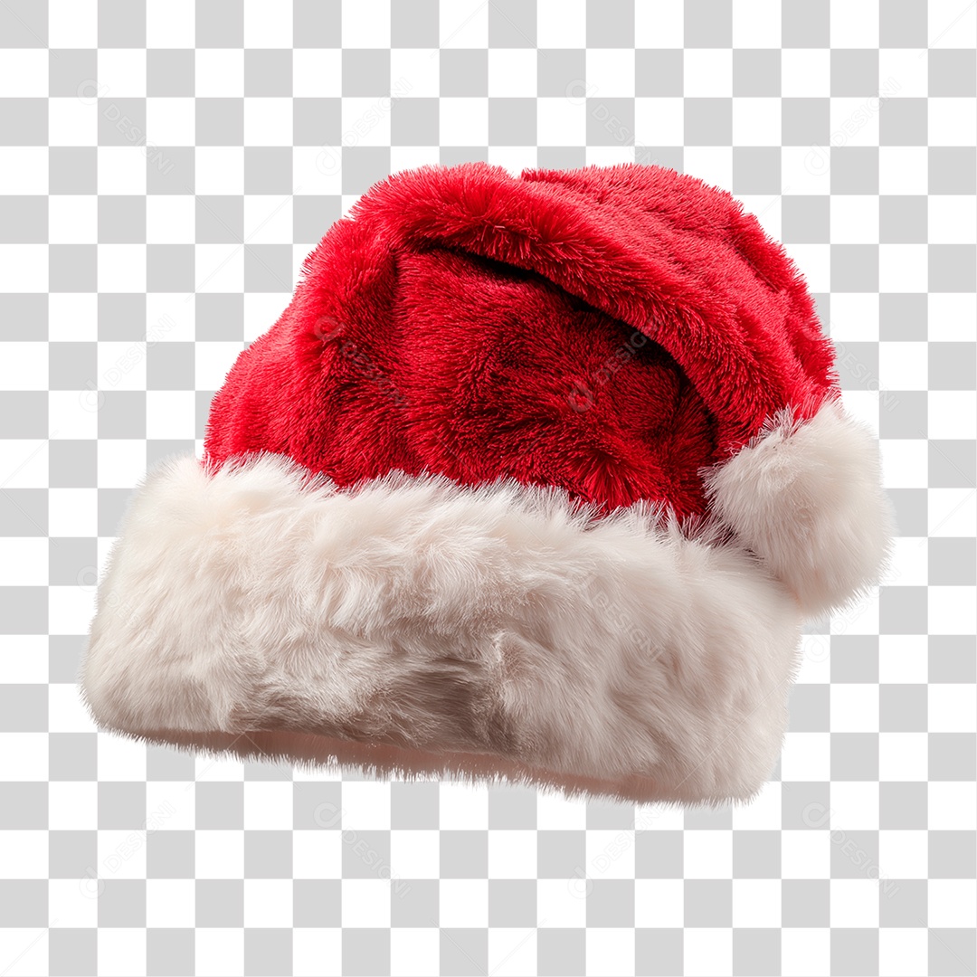 Gorro de Papai Noel PNG Transparente