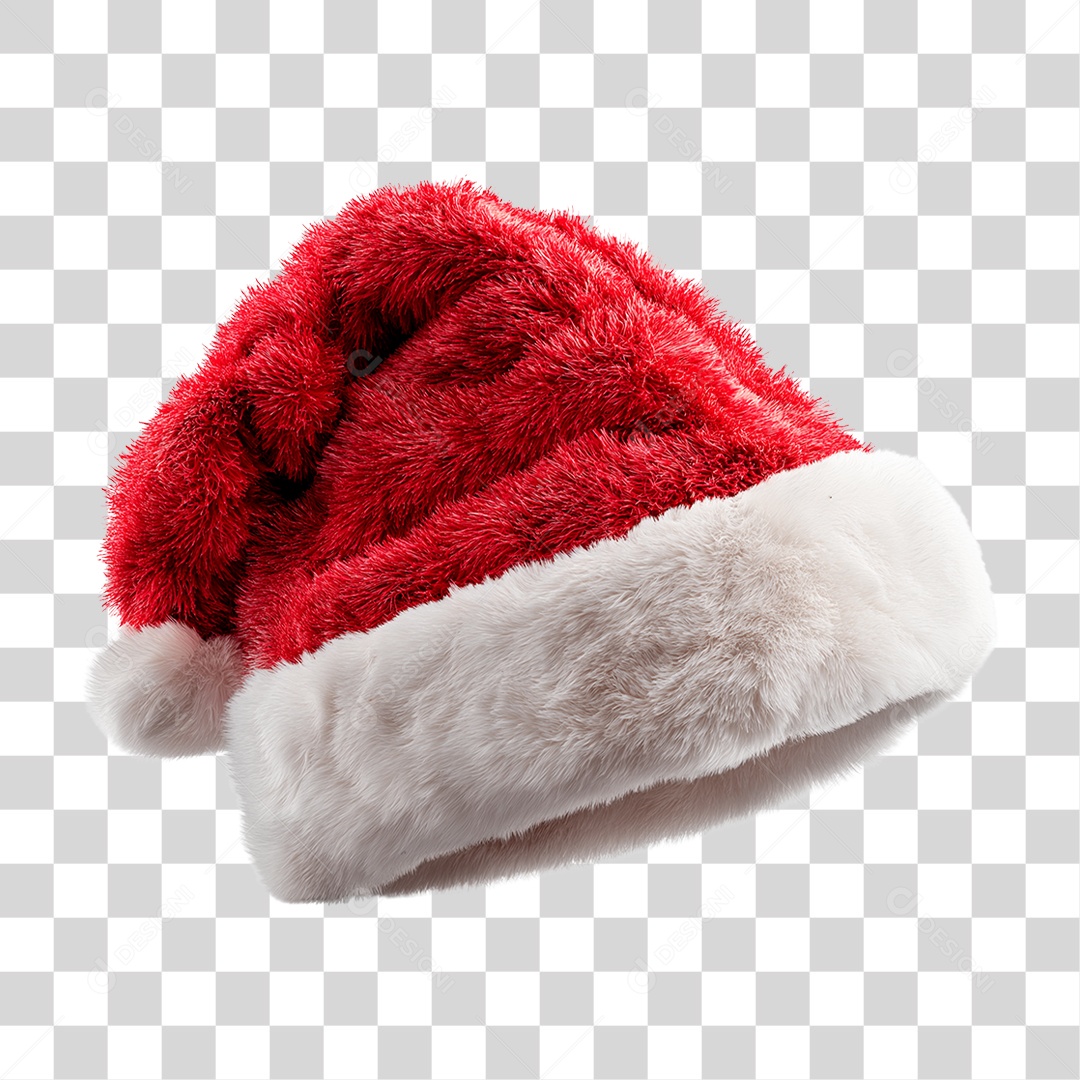 Gorro de Papai Noel PNG Transparente