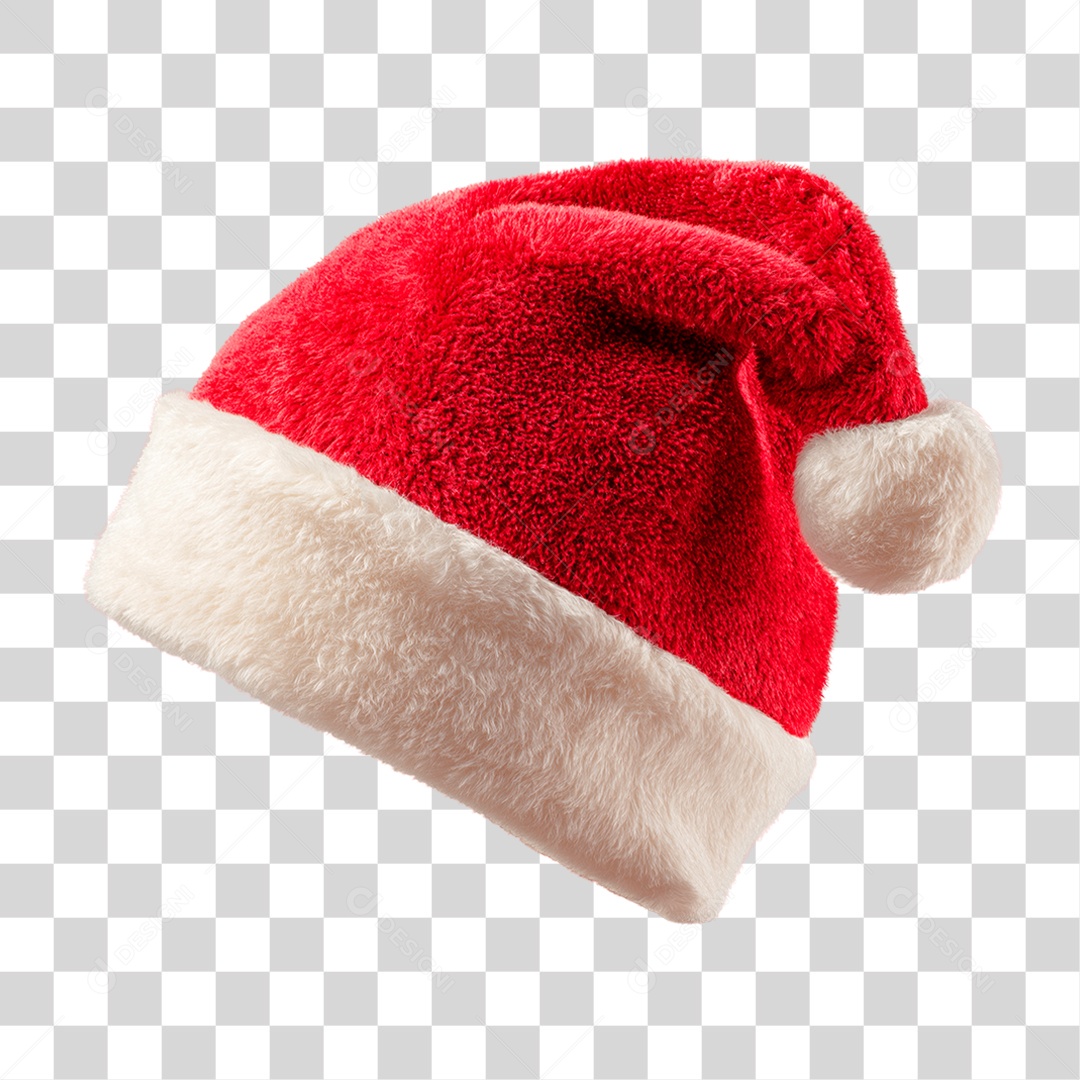 Gorro de Papai Noel PNG Transparente