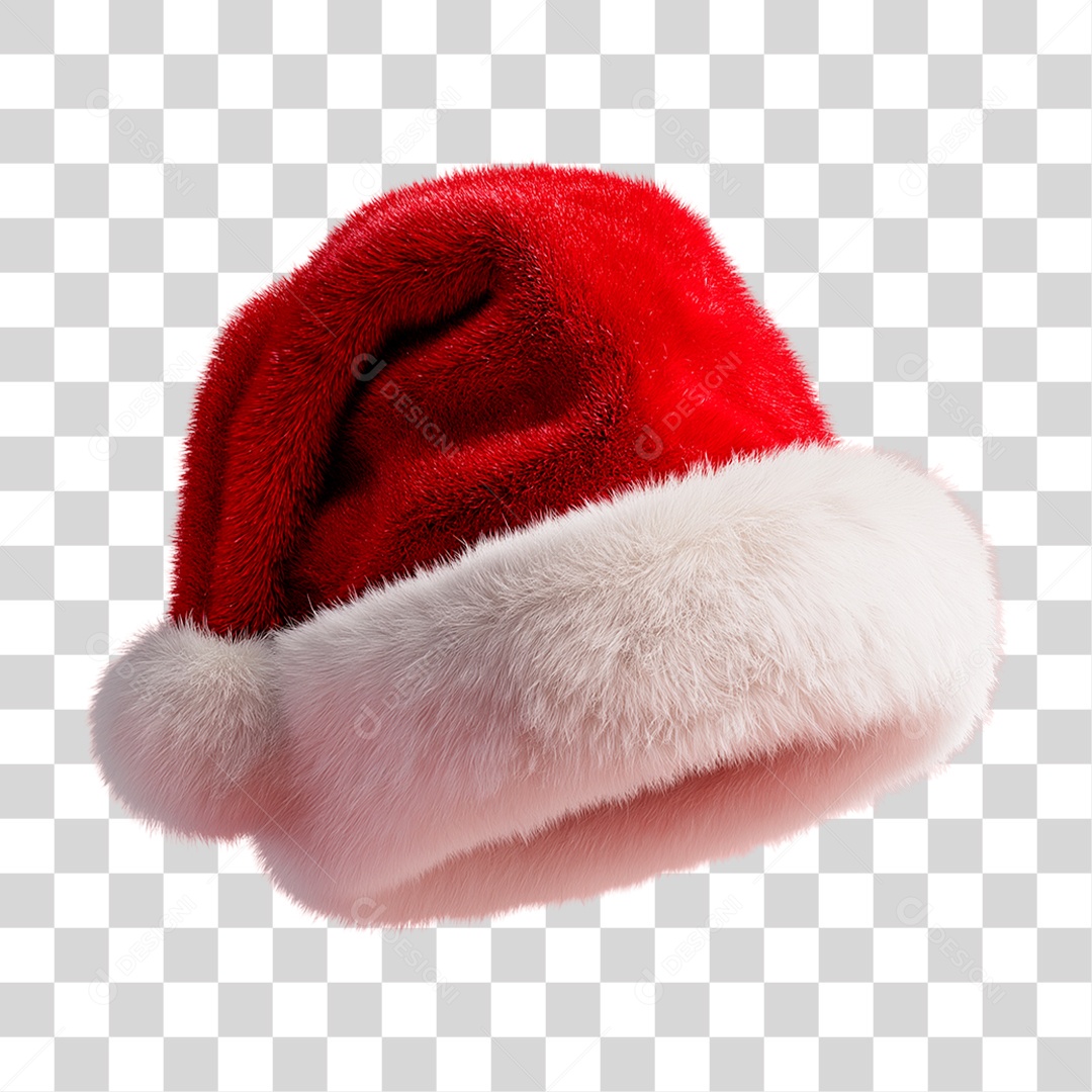 Gorro de Papai Noel PNG Transparente