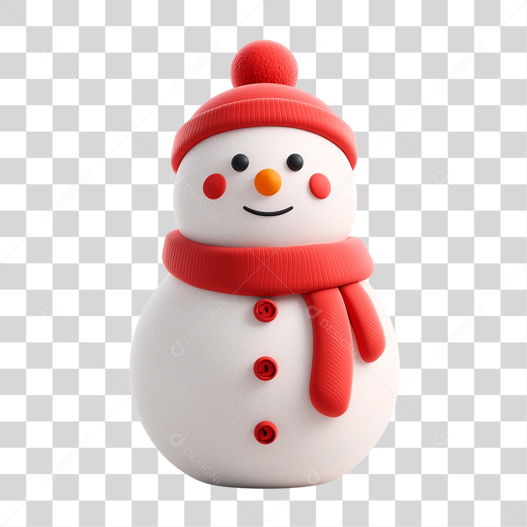 Boneco de Neve PNG Transparente
