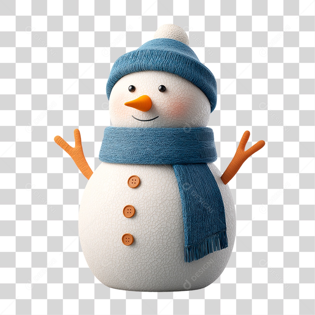 Boneco de Neve PNG Transparente