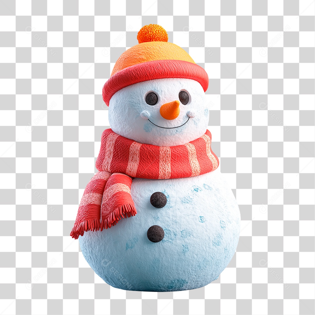 Boneco de Neve PNG Transparente