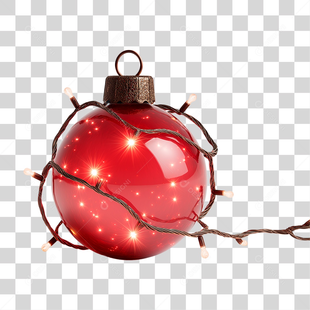 Bola de Natal PNG Transparente