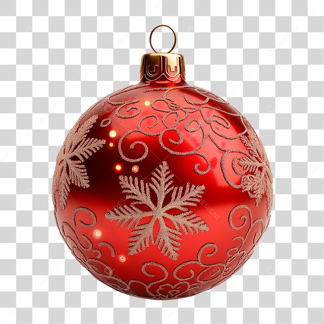 Bola de Natal PNG Transparente