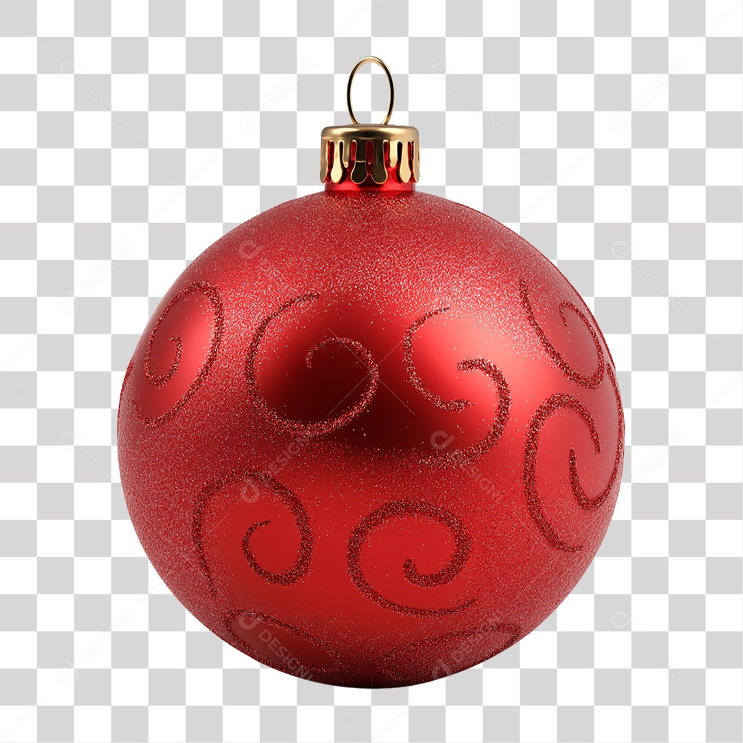 Bola de Natal PNG Transparente
