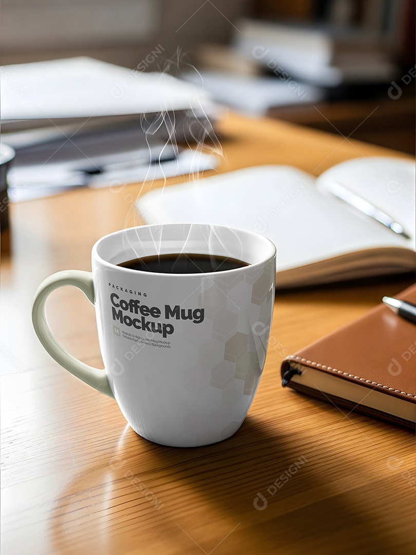 Mockup Xicara de Café PSD