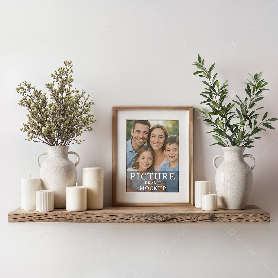 Mockup de Quadro de Arte PSD Editável