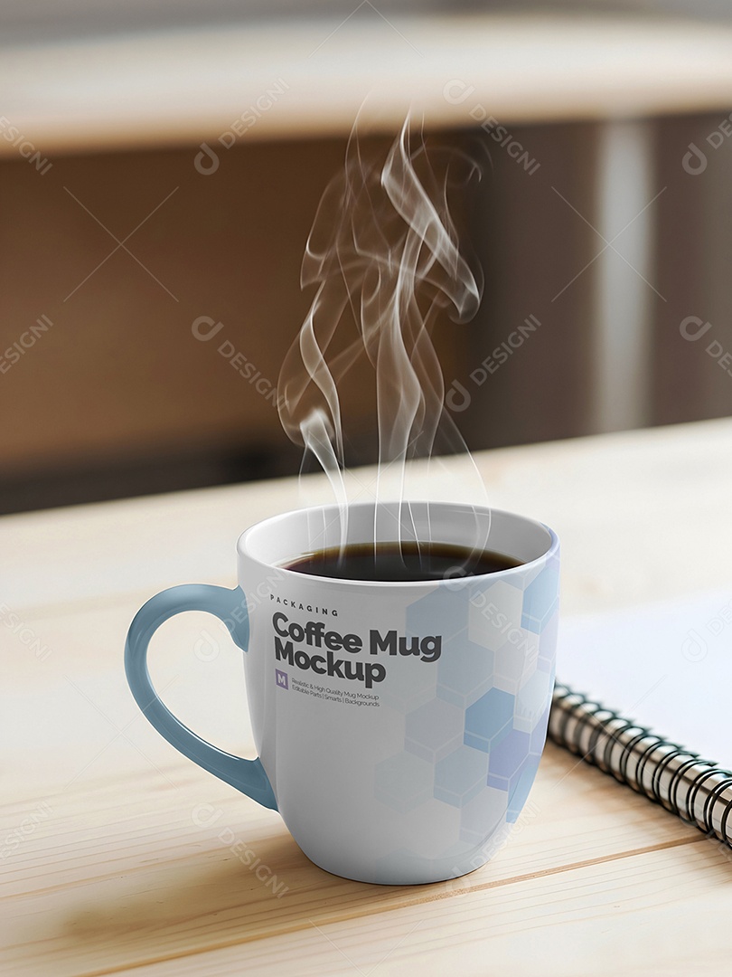 Mockup Xicara de Café PSD