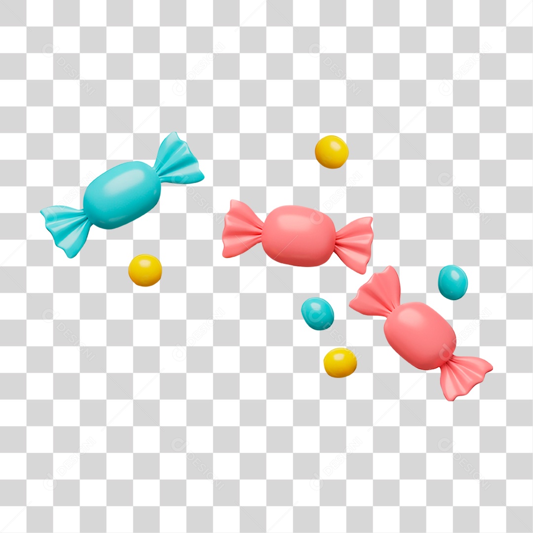 Balinhas Doces PNG Transparente