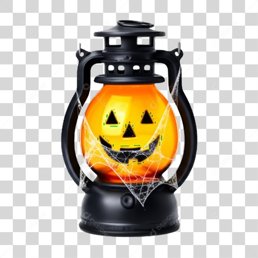 Lampião Decoração de Halloween PNG Transparente
