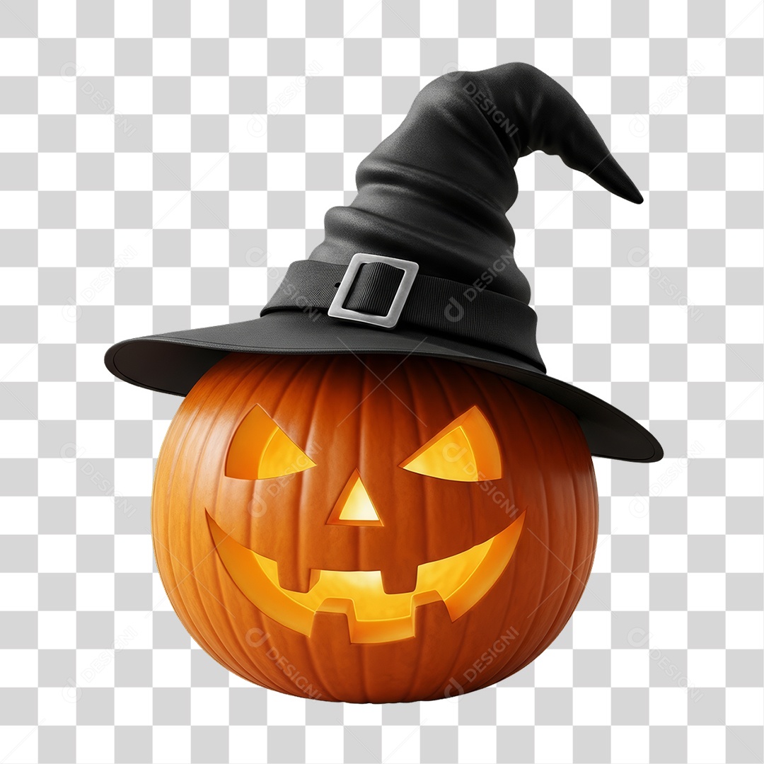 Abóbora Decoração de Halloween PNG Transparente