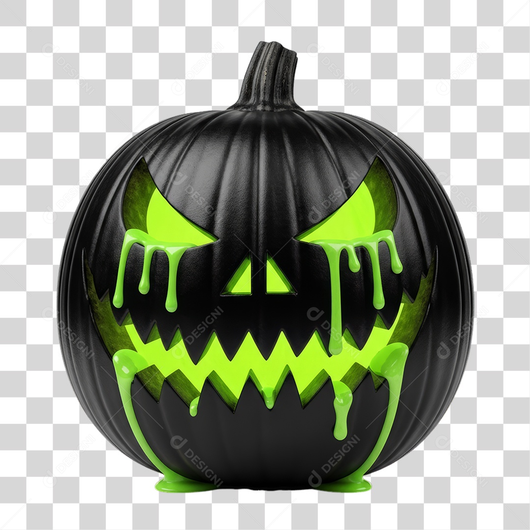 Abóbora Decoração de Halloween PNG Transparente