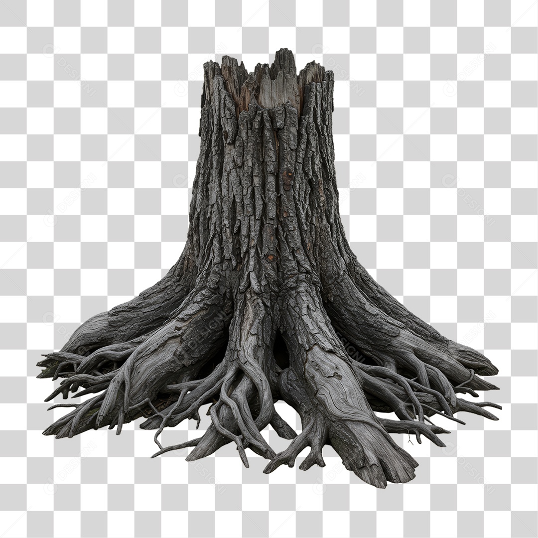 Tronco de Árvore Decoração de Halloween PNG Transparente