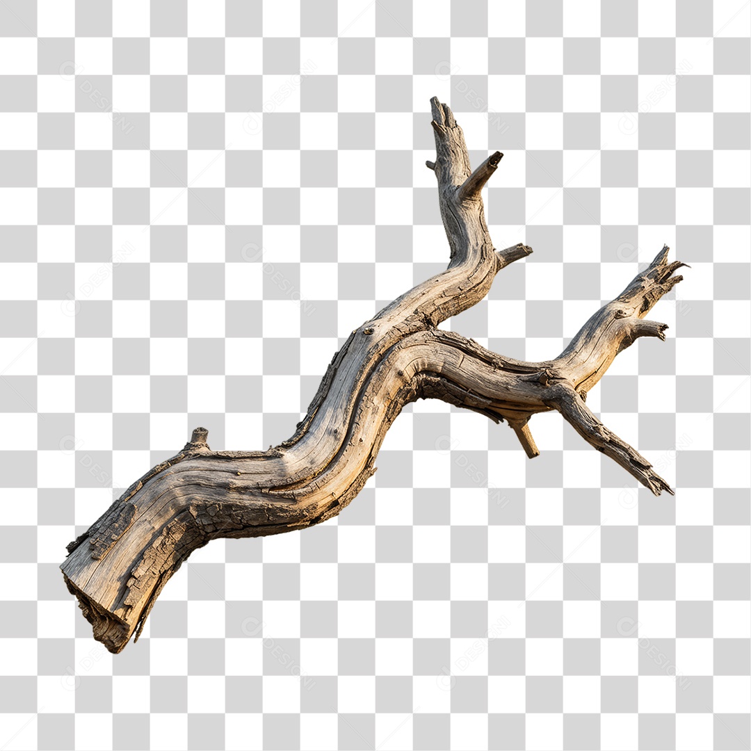 Galho de Madeira Decoração de Halloween PNG Transparente
