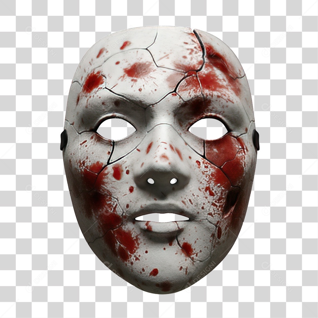 Máscara Decoração de Halloween PNG Transparente