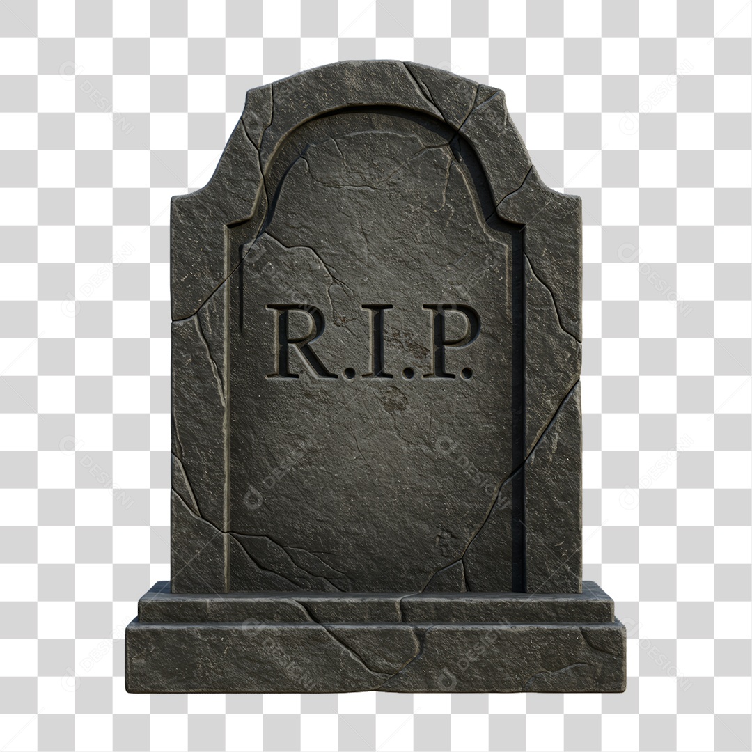 Túmulo Decoração de Halloween PNG Transparente