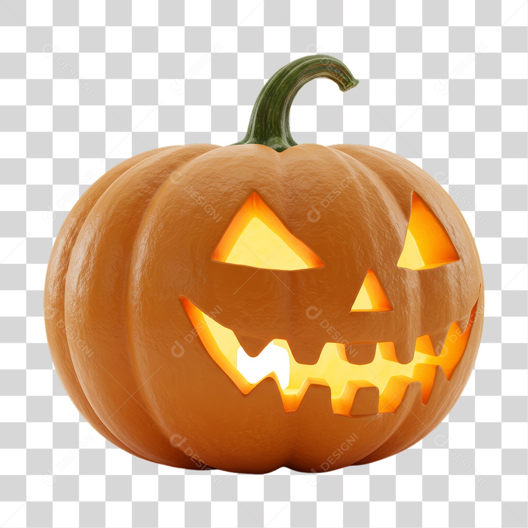 Abóbora Decoração de Halloween PNG Transparente