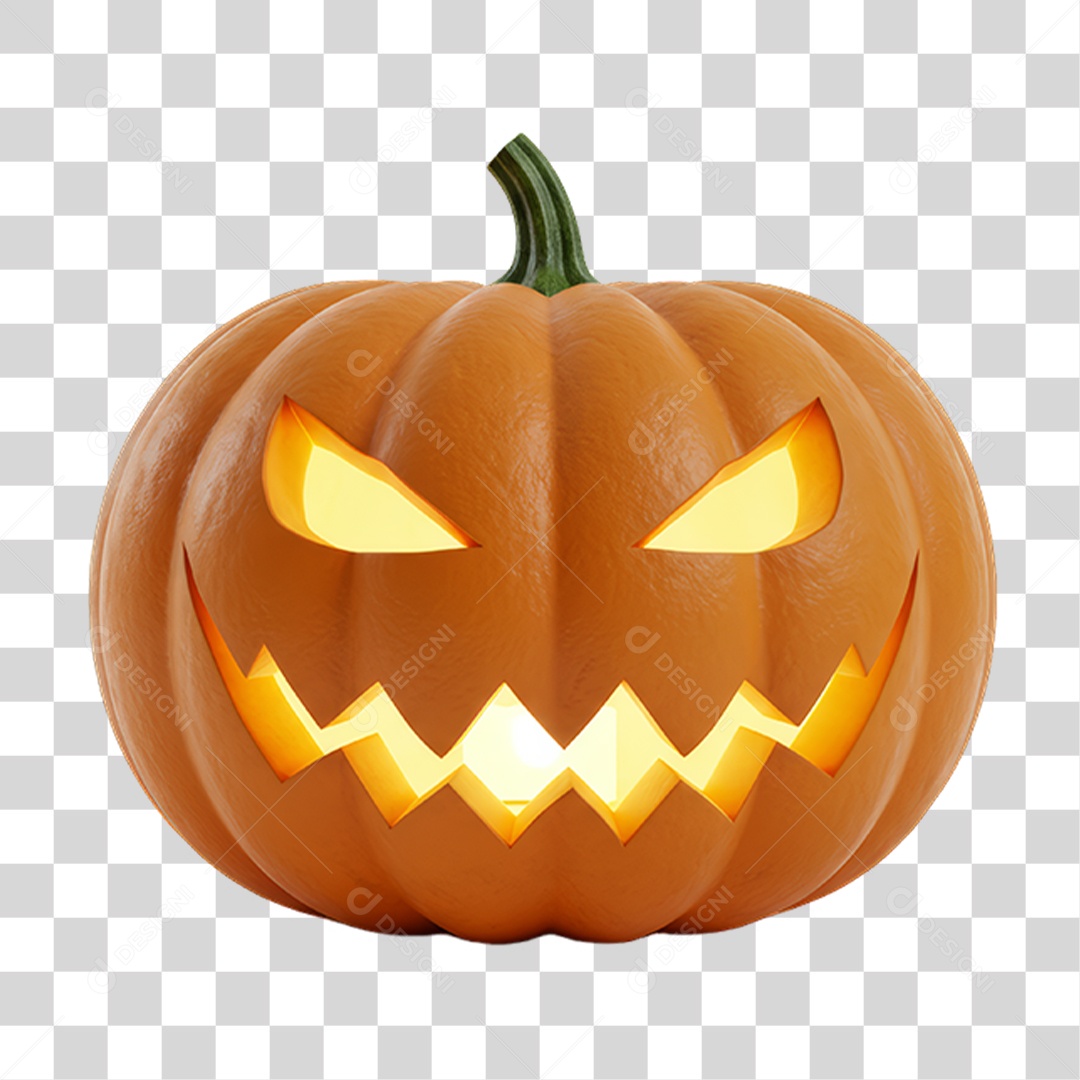 Abóbora Decoração de Halloween PNG Transparente
