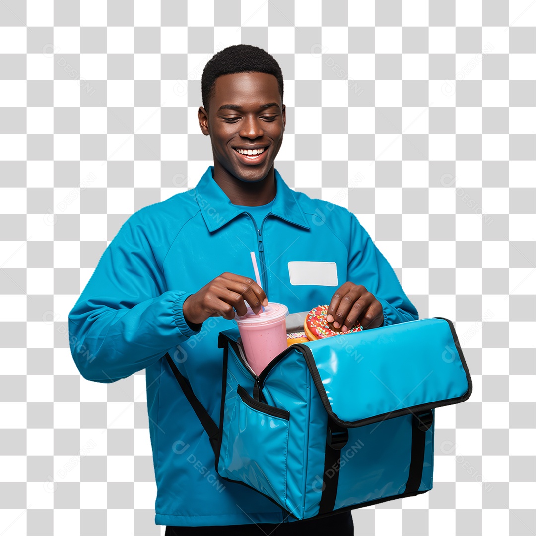 Entregador Entregas Delivery PNG Transparente