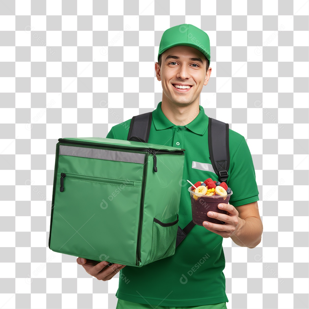 Entregador Entregas Delivery PNG Transparente