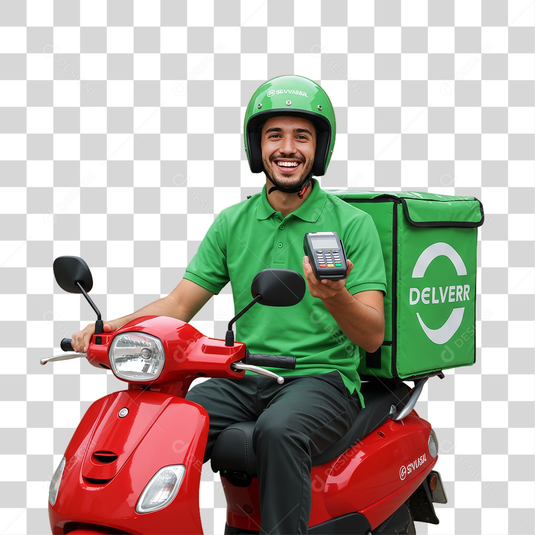 Entregador Entregas Delivery PNG Transparente