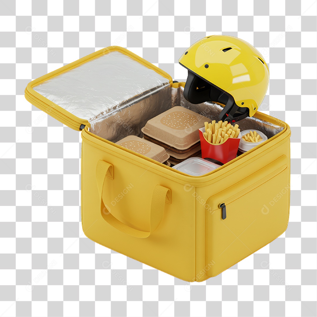 Bag de Entregas Delivery PNG Transparente