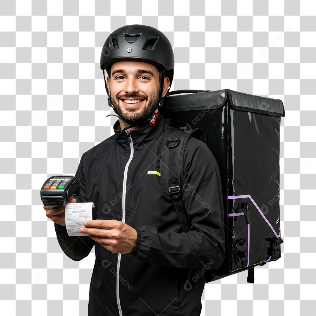 Entregador Entregas Delivery PNG Transparente