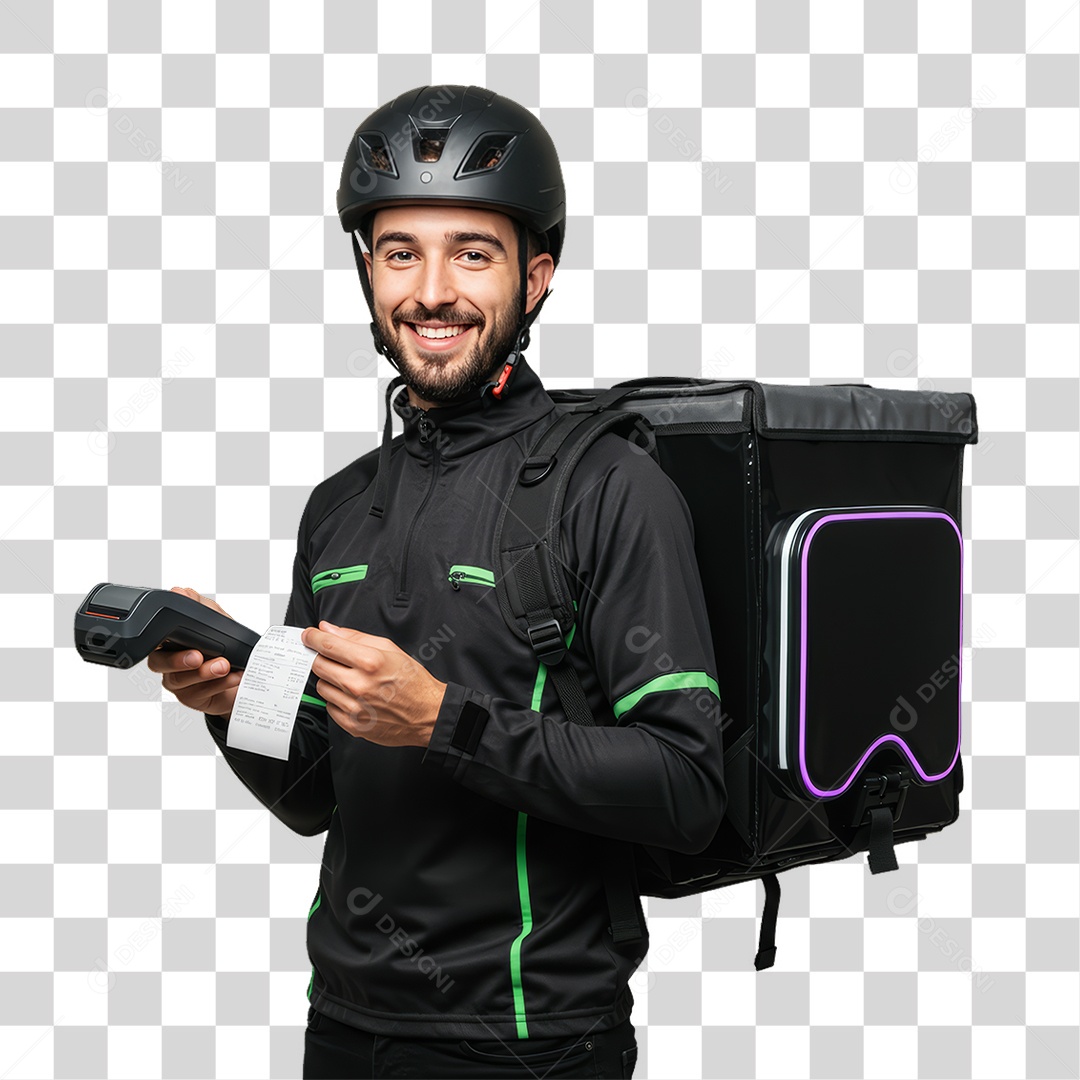 Entregador Entregas Delivery PNG Transparente