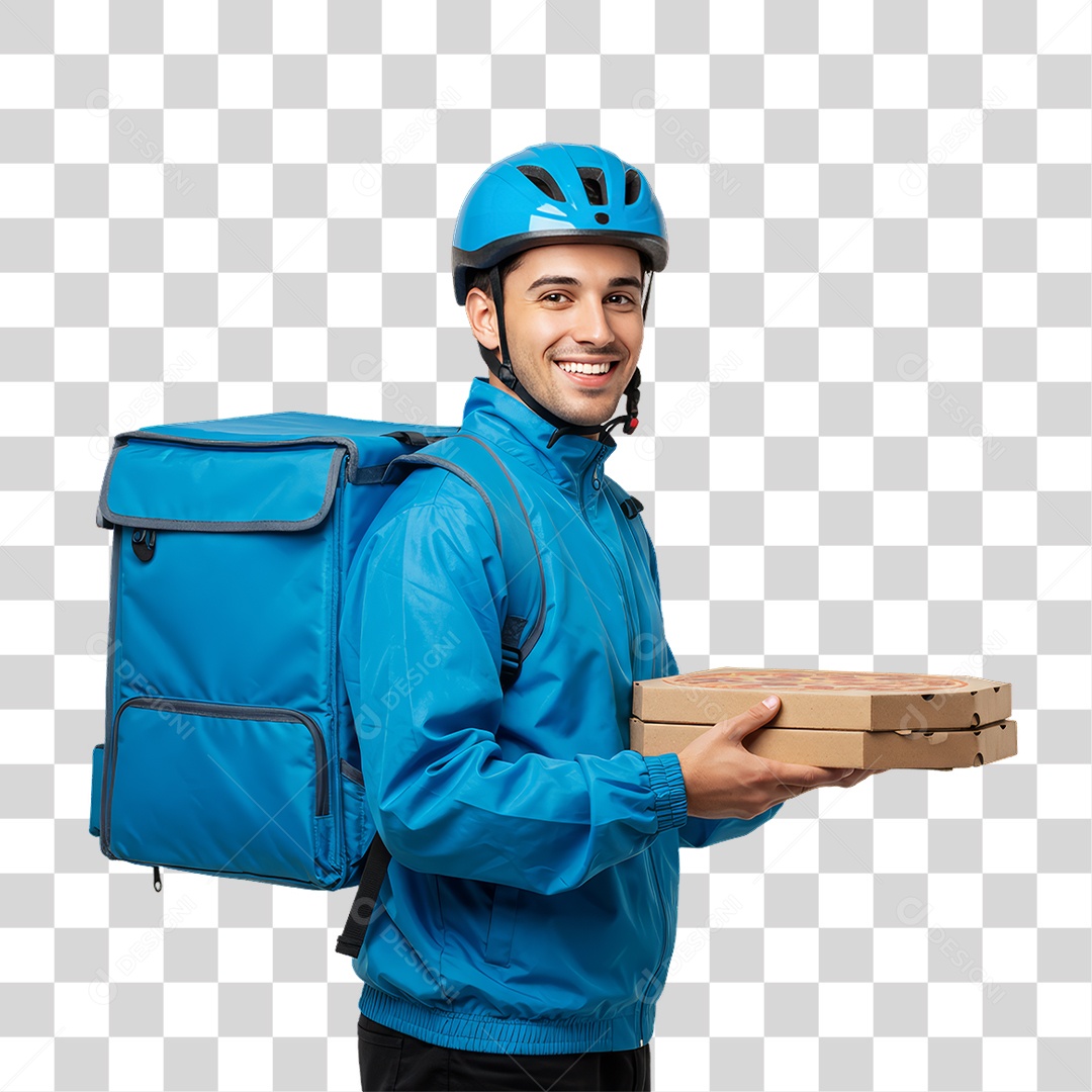 Entregador Entregas Delivery PNG Transparente