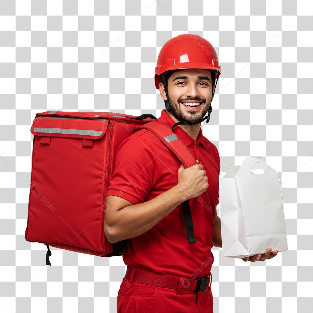 Entregador Entregas Delivery PNG Transparente