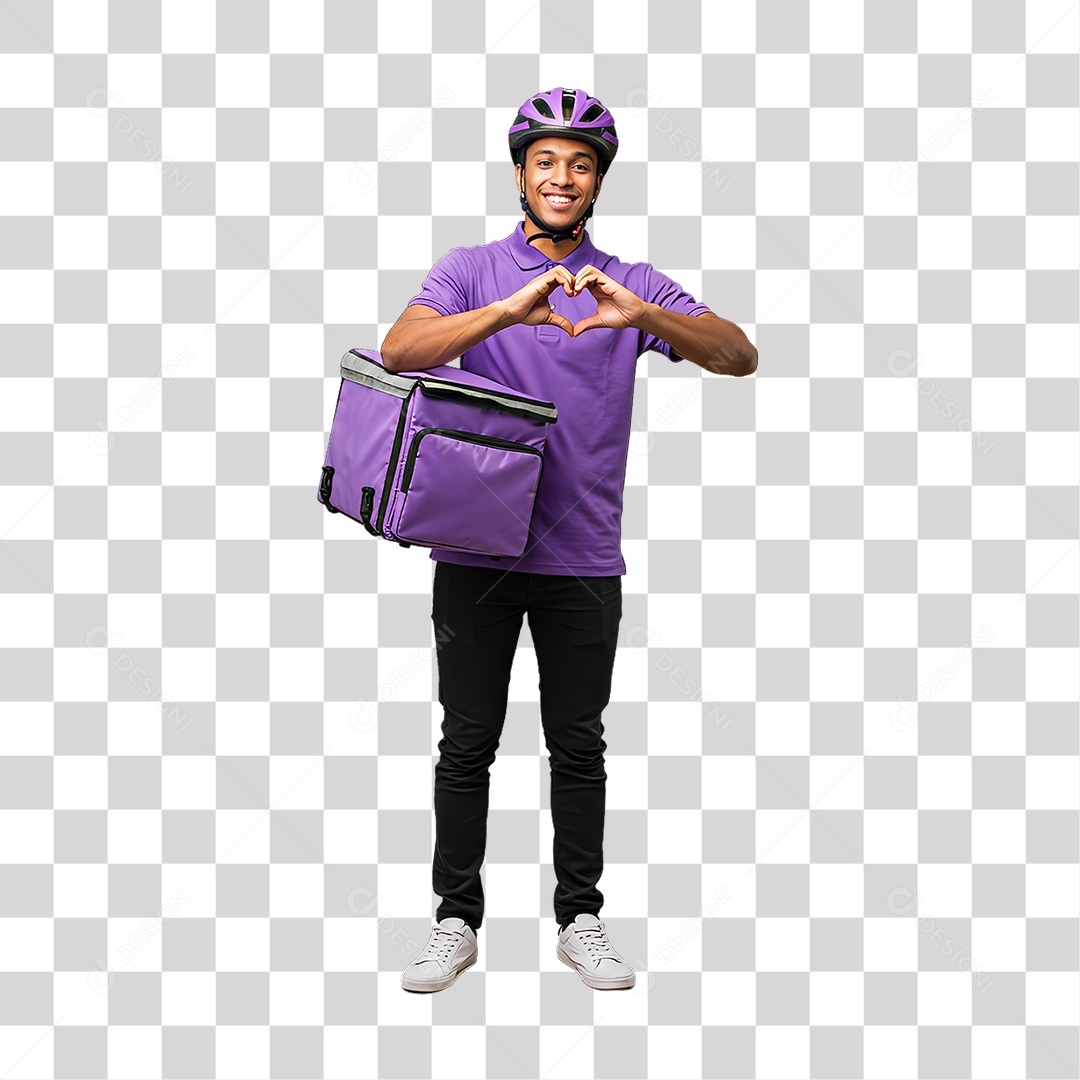 Entregador Entregas Delivery PNG Transparente