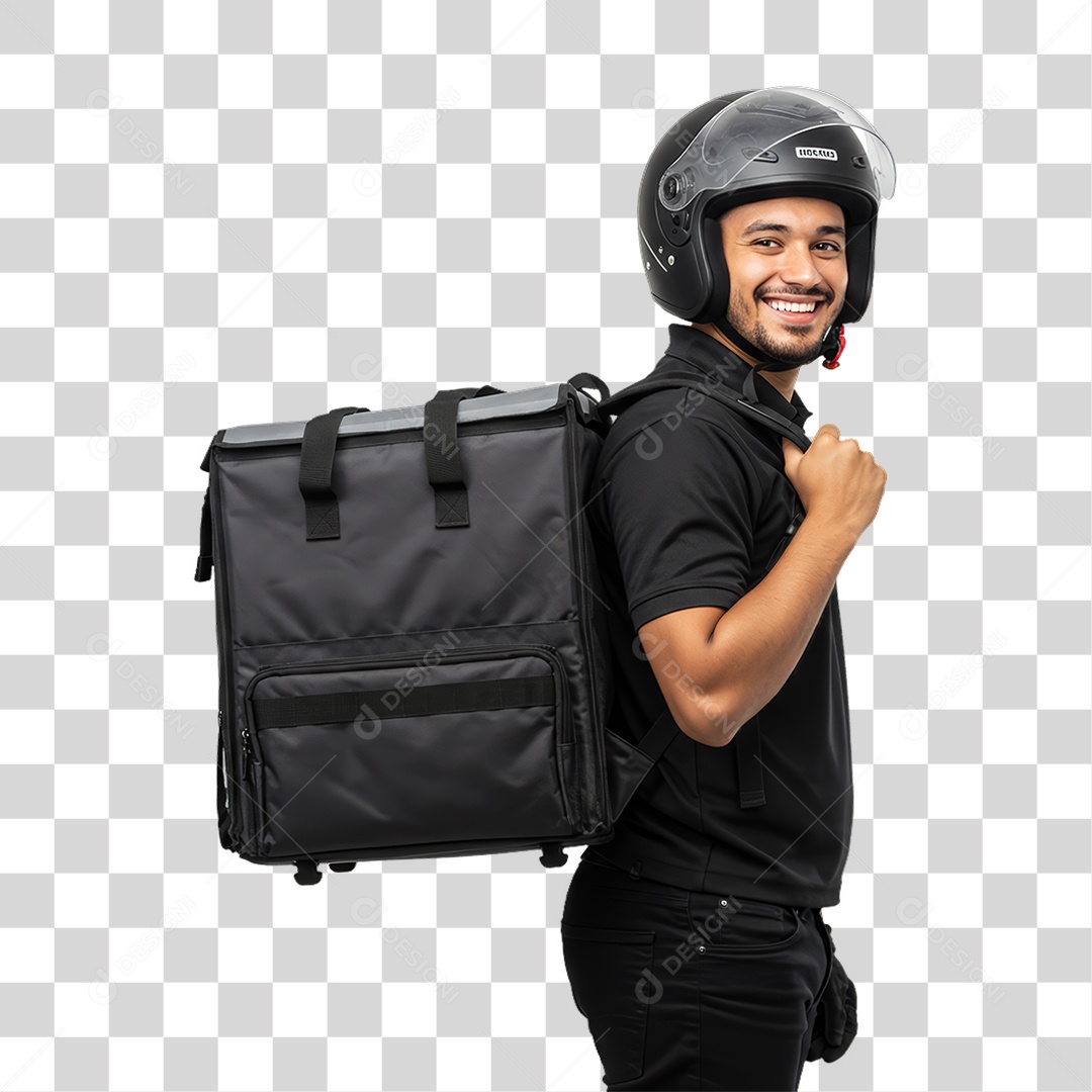 Entregador Entregas Delivery PNG Transparente