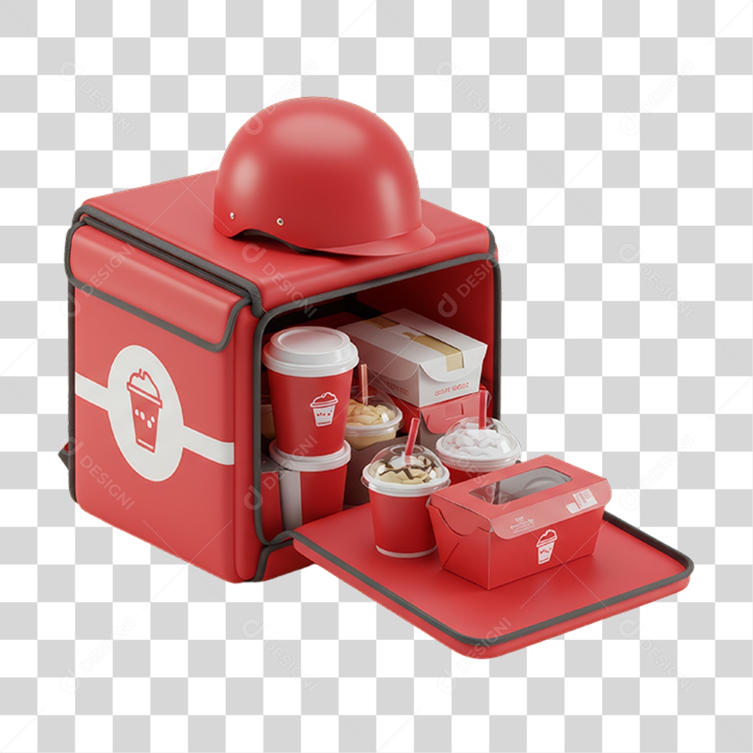 Bag de Entregas Delivery PNG Transparente