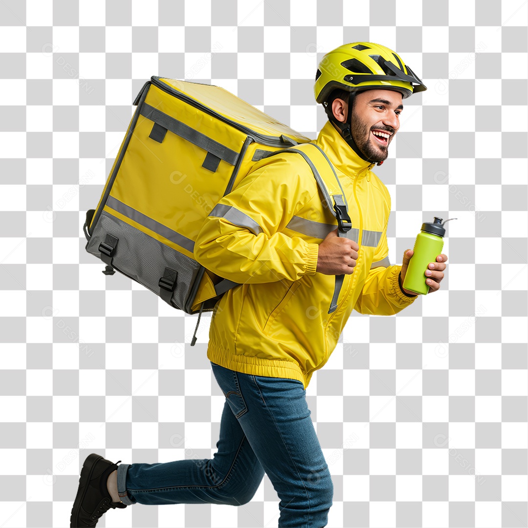 Entregador Entregas Delivery PNG Transparente