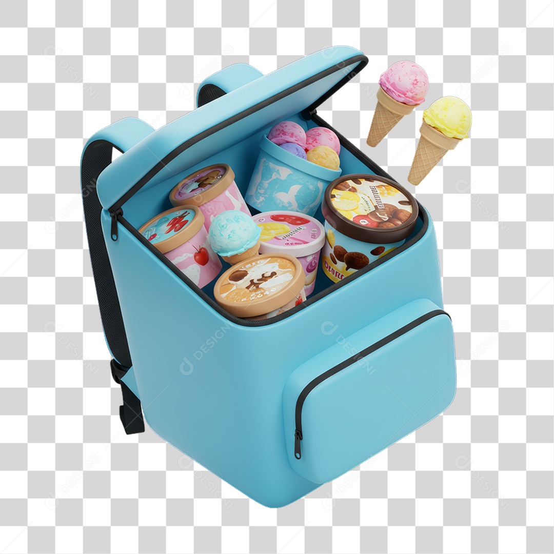 Bag de Entregas Delivery PNG Transparente