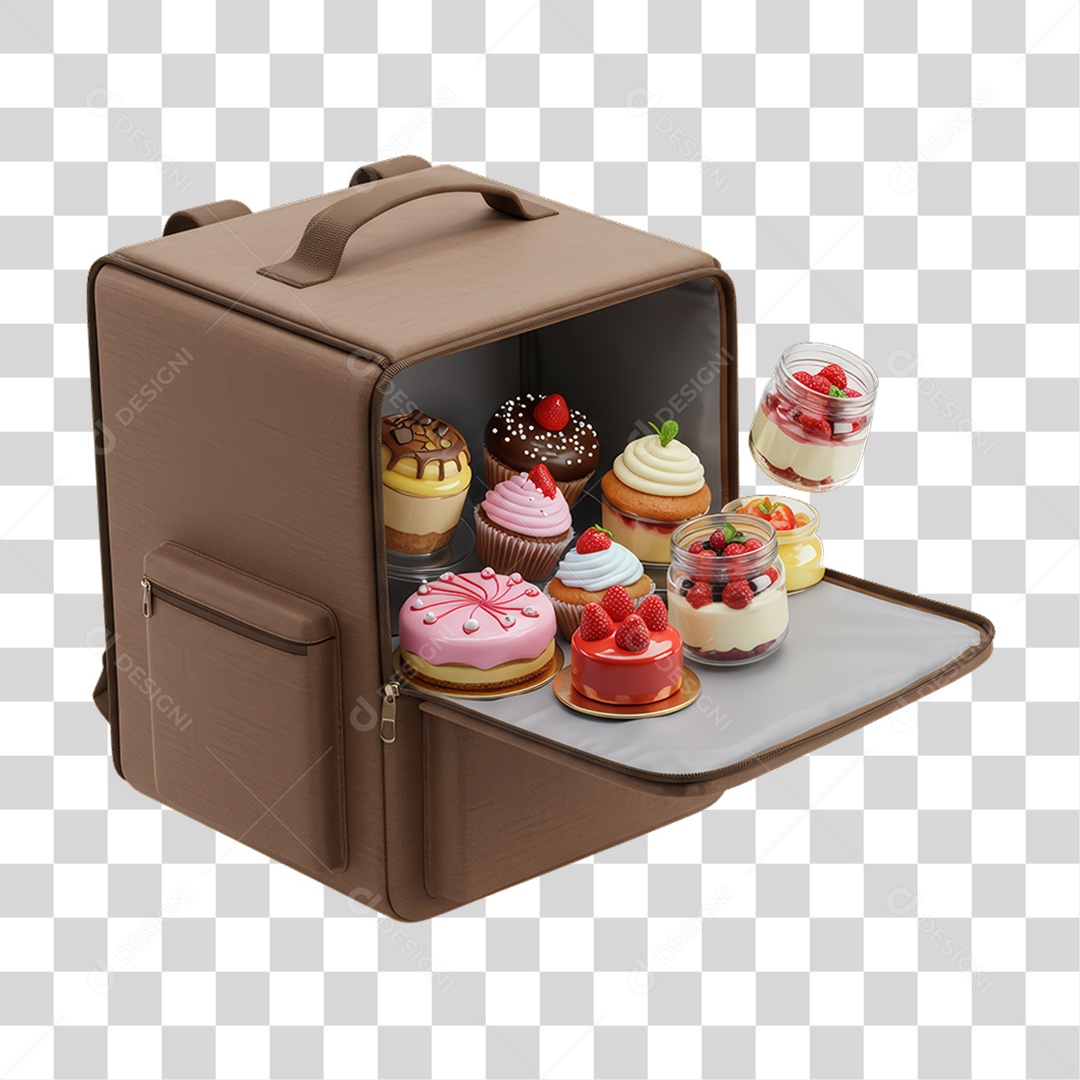 Bag de Entregas Delivery PNG Transparente