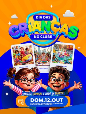 Feliz Dia das Crianças 12 de Outubro Social Media PSD Editável