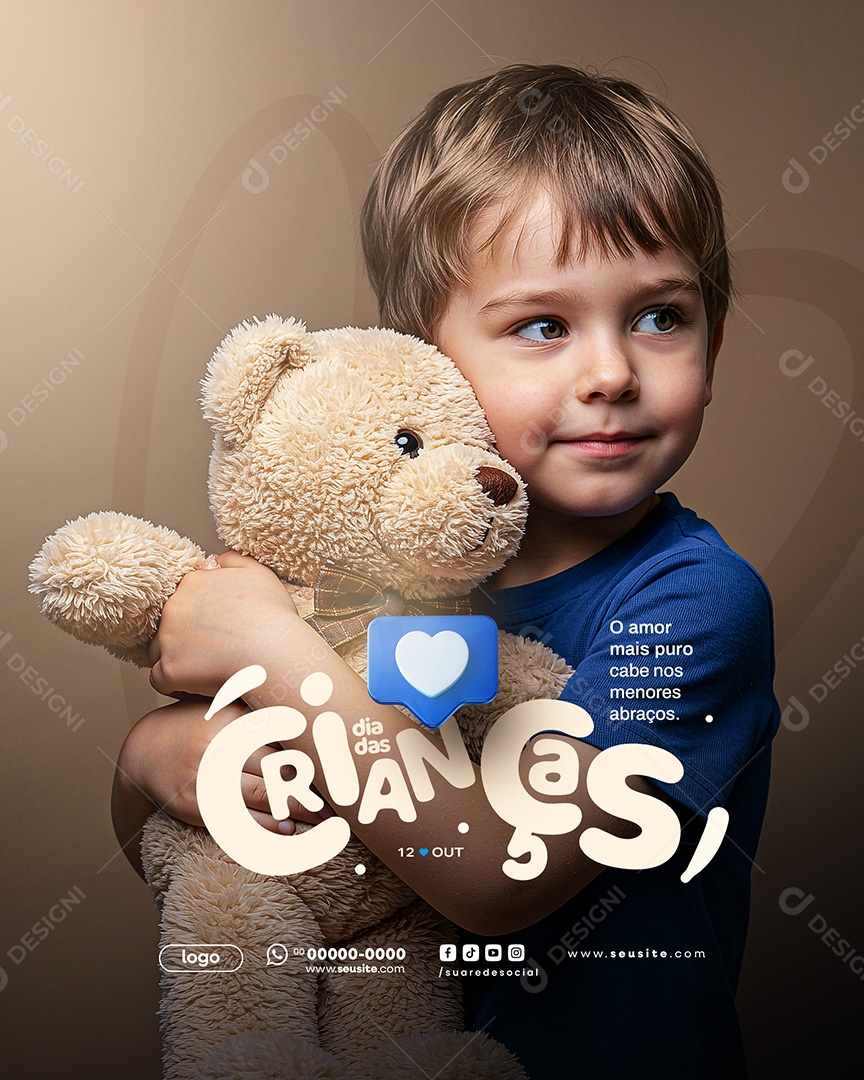 Dia das Crianças 12 de Outubro Social Media PSD Editável